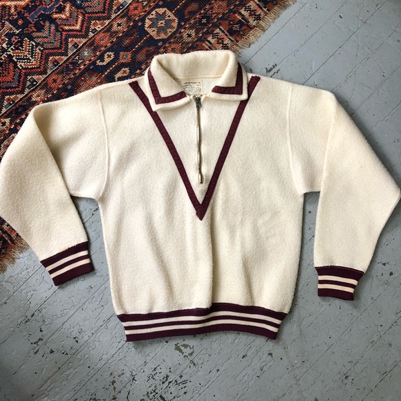 Champion Other - Vintage 1960’s Champion Fleece Track Jacket